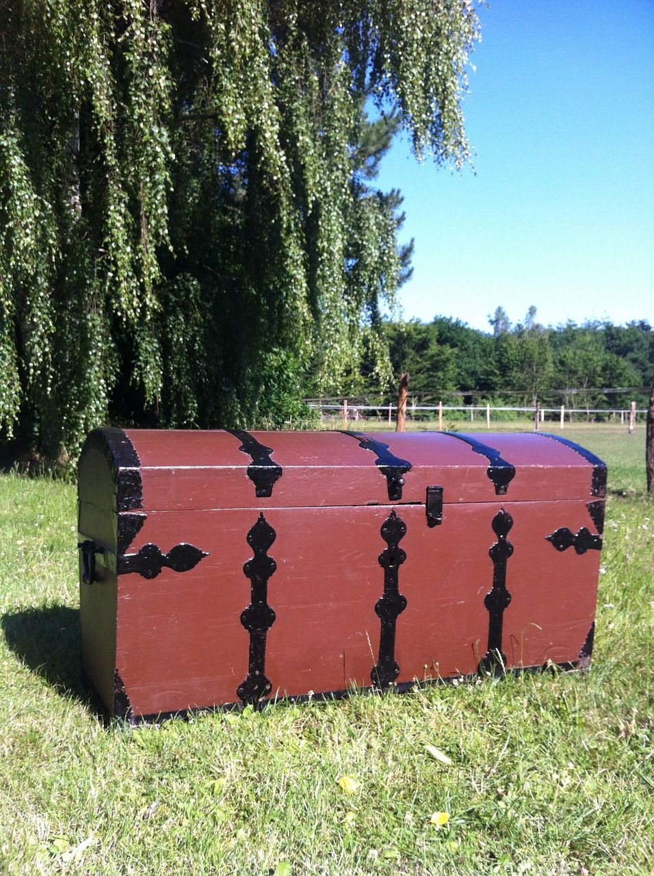 coffre de jardin en bois